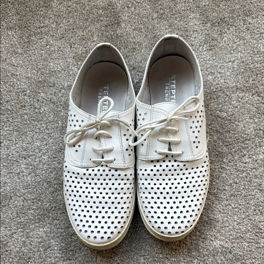 White sneakers